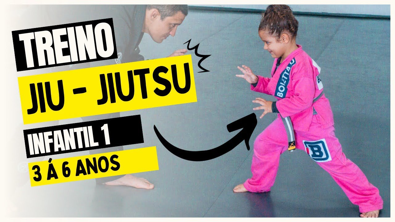 Treino Jiu Jitsu 3 a 6 anos