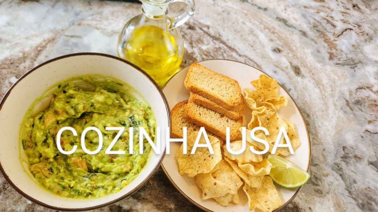 GUACAMOLE FACIL DE FAZER