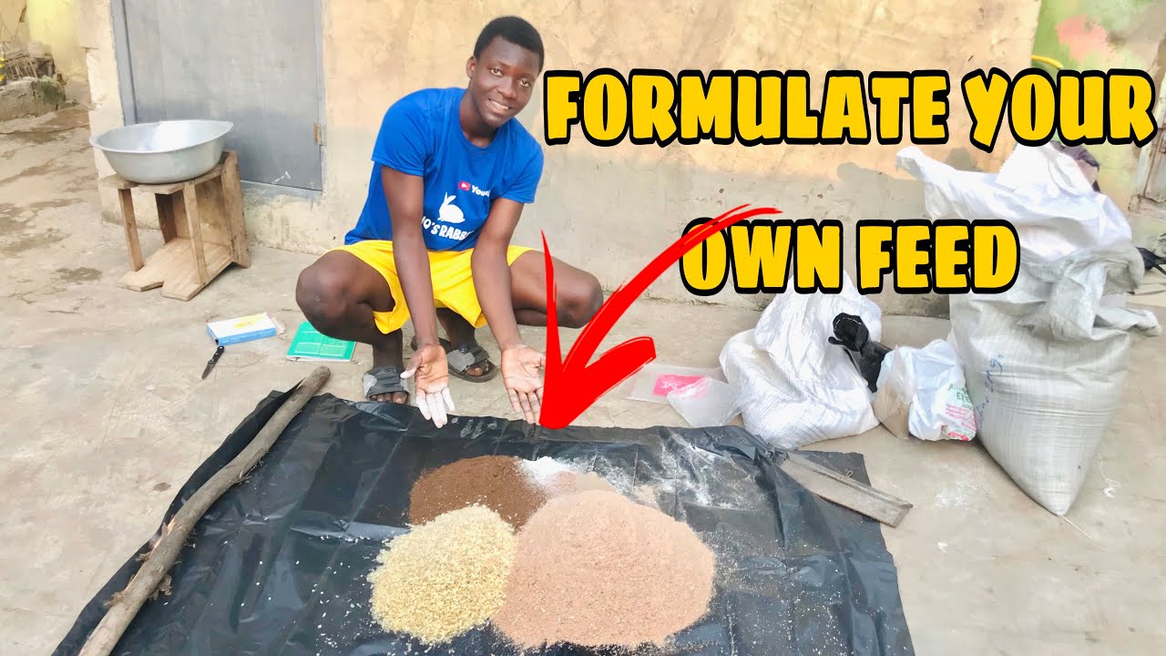 How To Formulate The Easiest Rabbit Feed | WATCH THIS!!