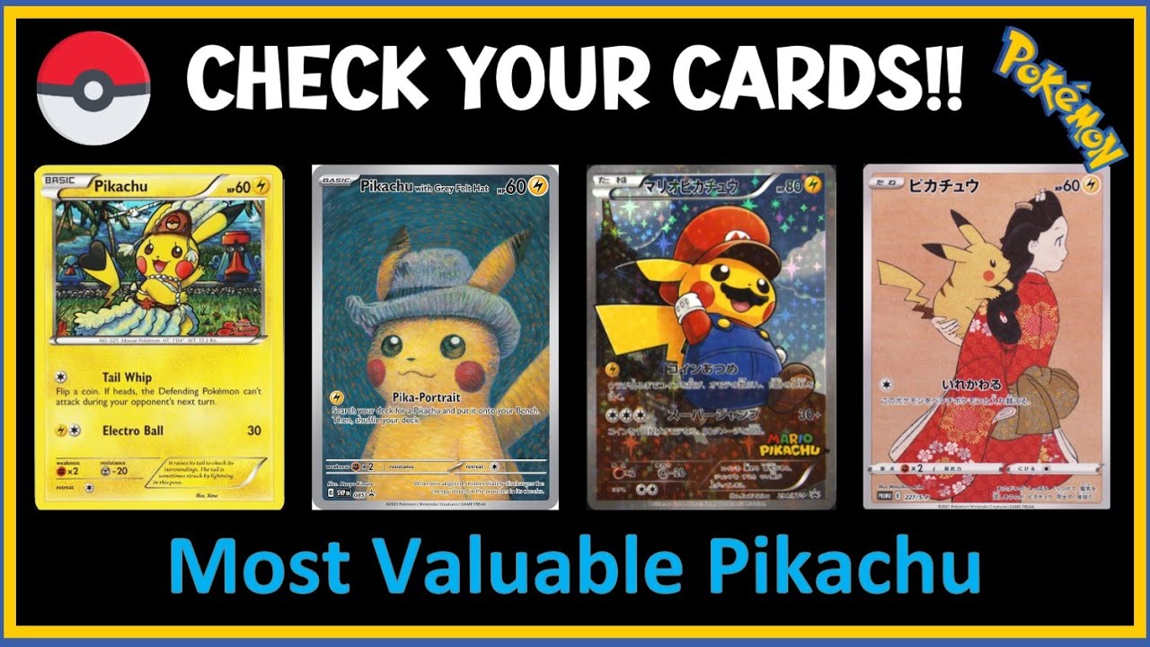38 Most Valuable Pikachu Pokemon Cards of All Time - updated for 2026
