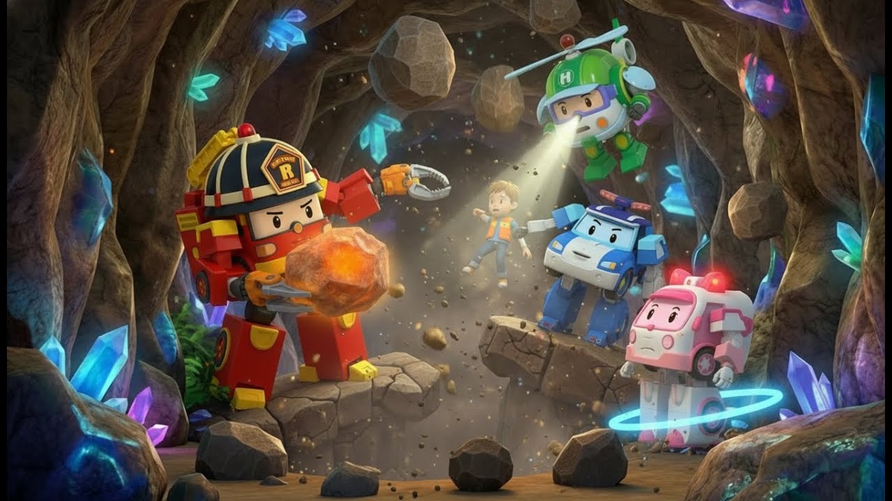 The heroic rescue vehicles face the mysterious dark cave | Kids Cartoons & STEM Lessons