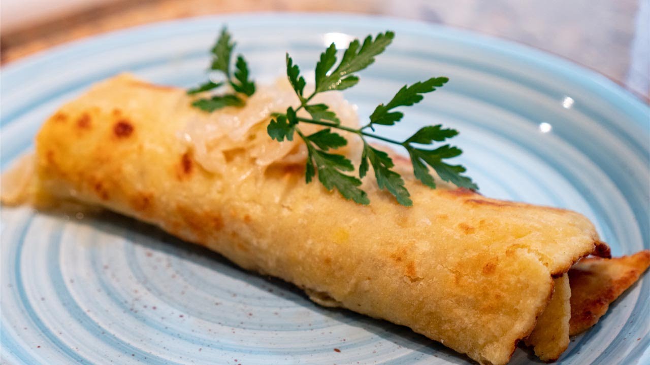 Erdäpfelblattln mit Sauerkraut - Kochen mit Alexander Fankhauser