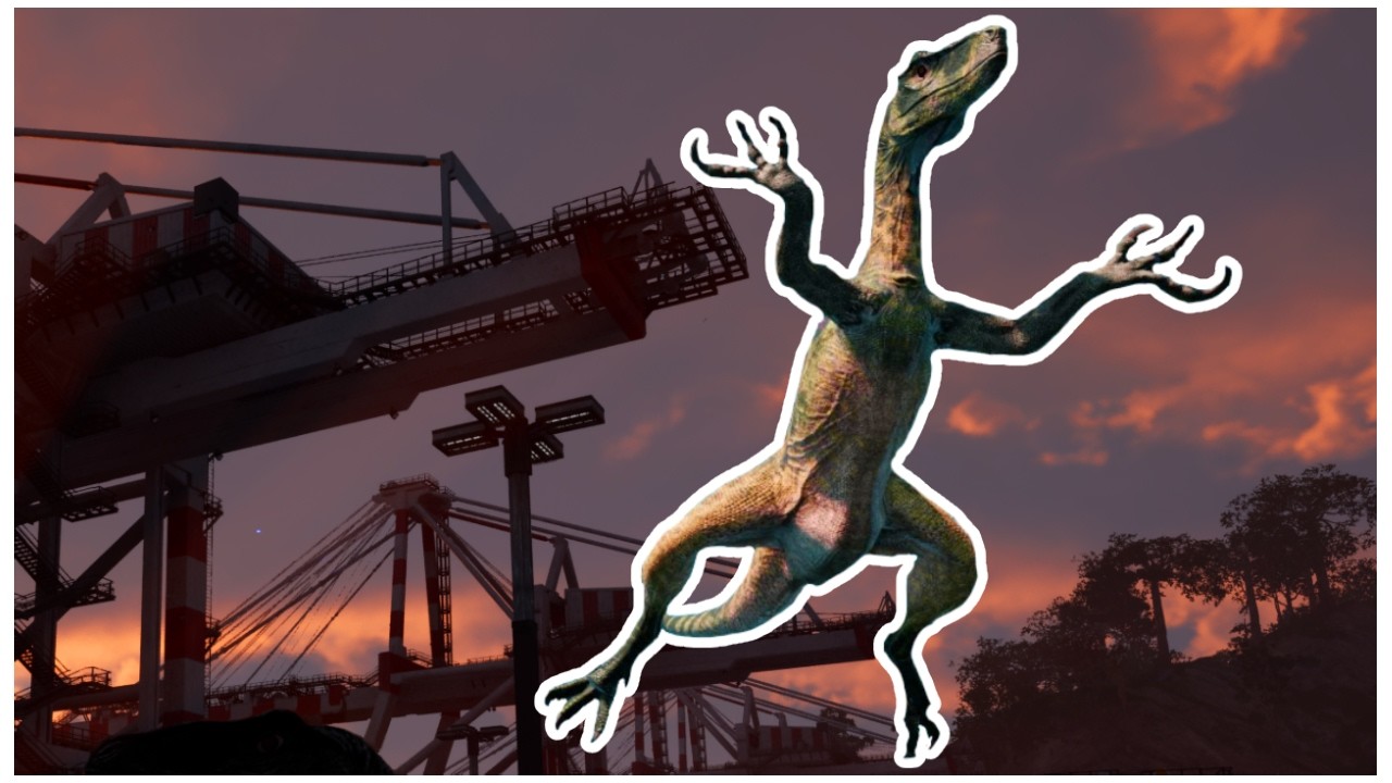 This Dino Dominates The New Port . . .