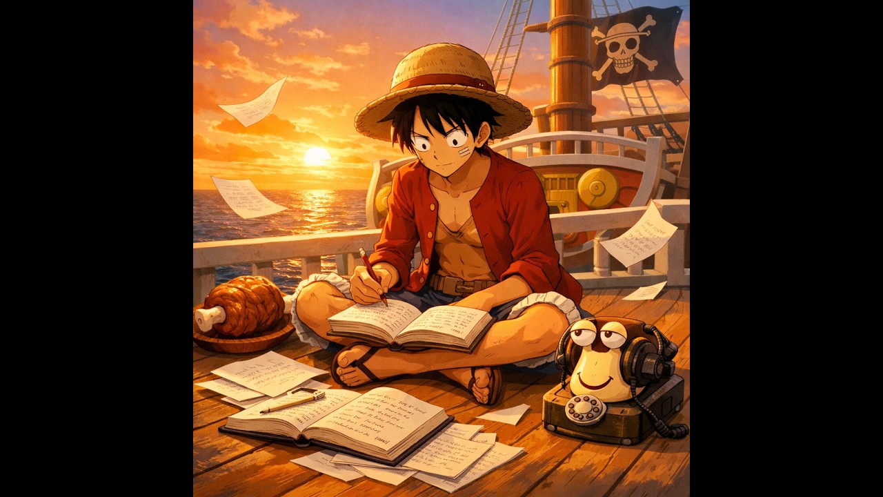 One Piece Study Music 📚 Focus with Luffy