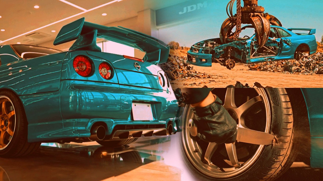 I Destroyed Paul Walker's Skyline R34 (AI destruction)