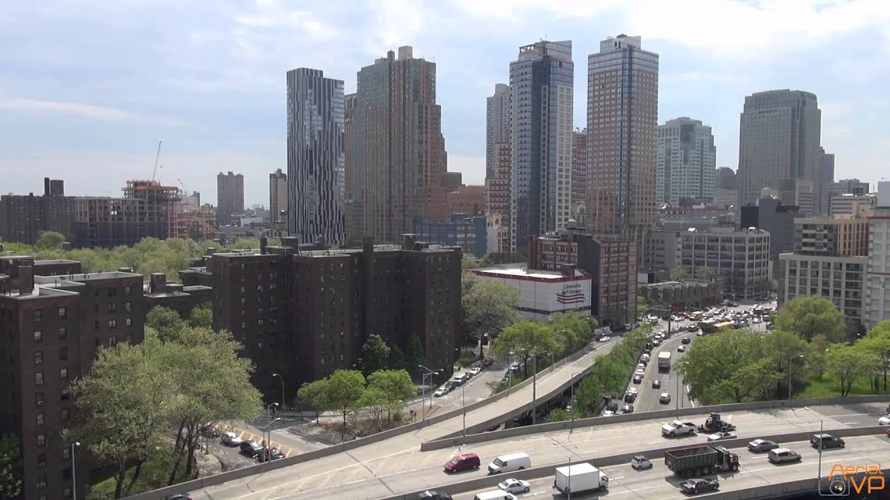 Aerial Drone View of Brooklyn