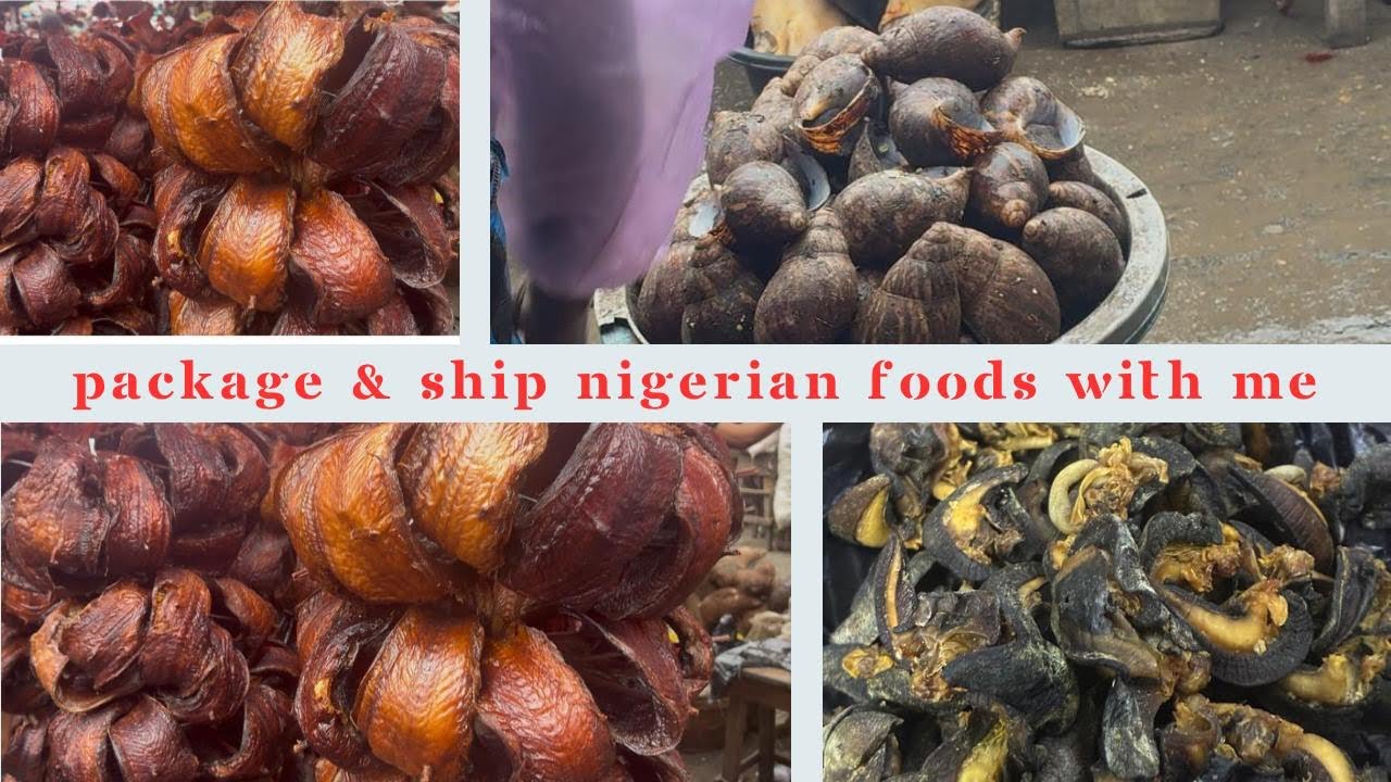 Package and ship Nigeria foods with me
