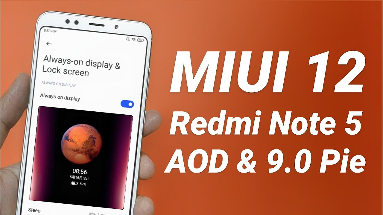 Download MIUI 12 for Redmi Note 5 | Stable with Always on Display
