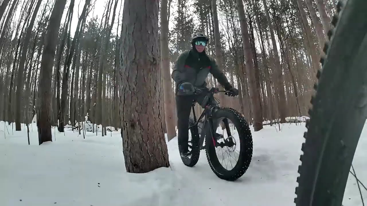 Chasing Lines at Copeland Forest | Fat Bike POV Ride