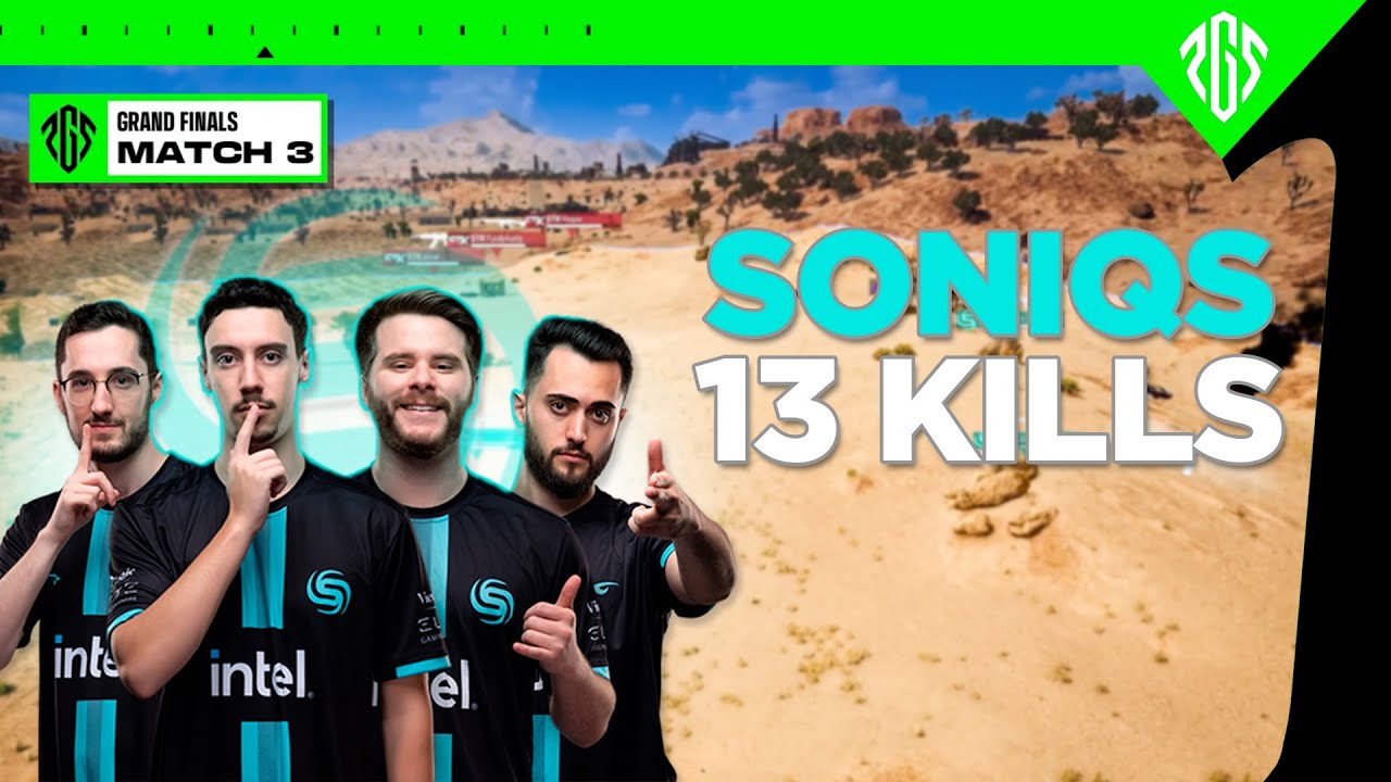 PUBG PGS1 • Grand Finals - SONIQS 13 KILLS