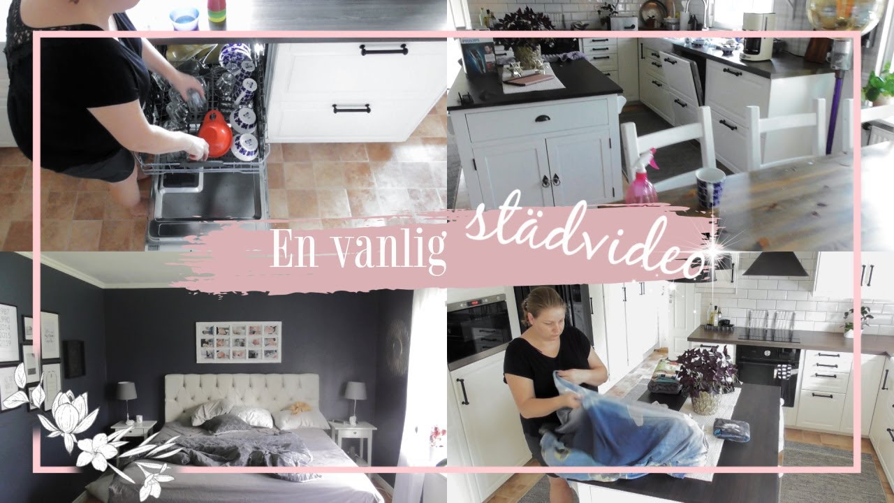 En vanlig städvideo // Clean with me // Städa med mig // Speed cleaning
