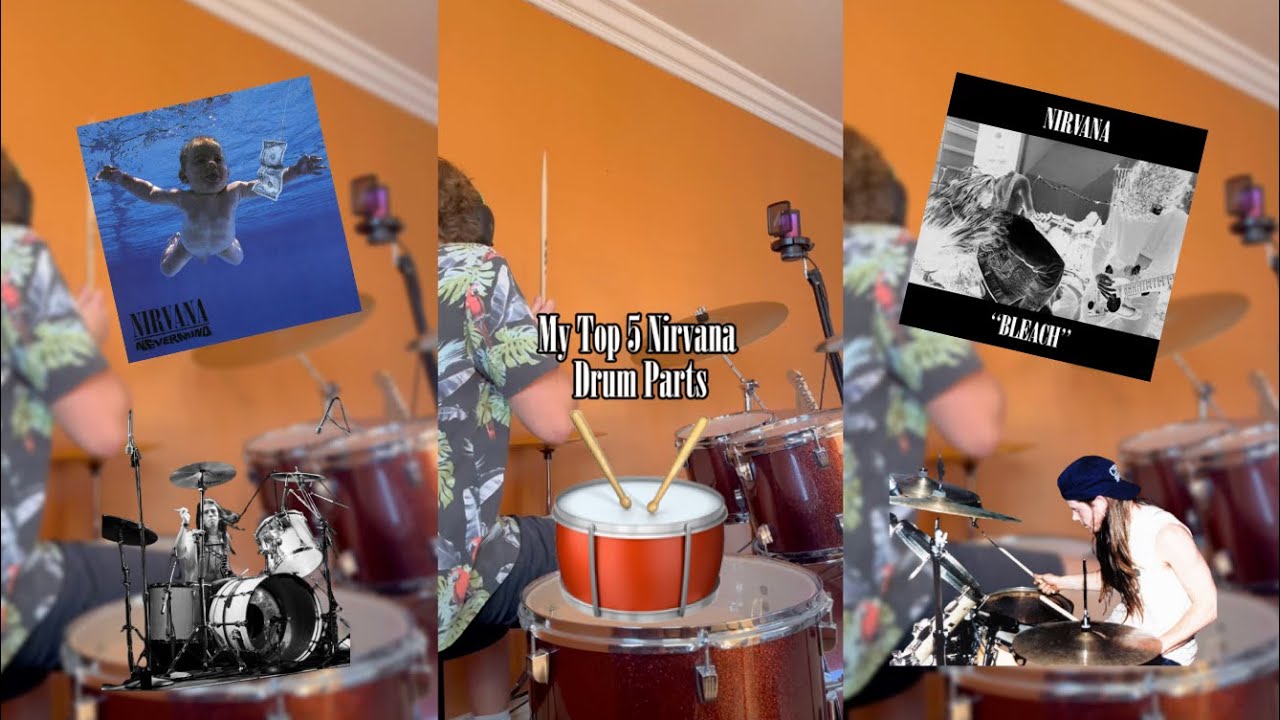 My Top 5 Nirvana Drum Parts 🥁🔥 (Dave Grohl & Chad Channing)