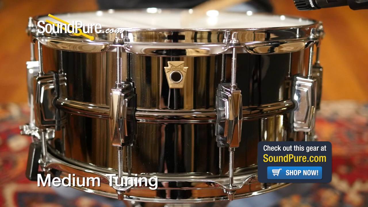 Ludwig 6.5x14 Black Beauty Snare Drum Quick n' Dirty