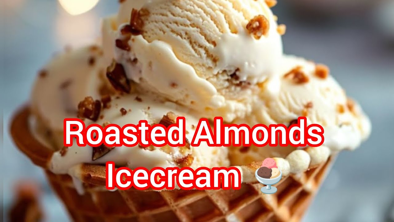 SugarFree Roasted Almonds Icecream For Diabetes and weightloss 😎