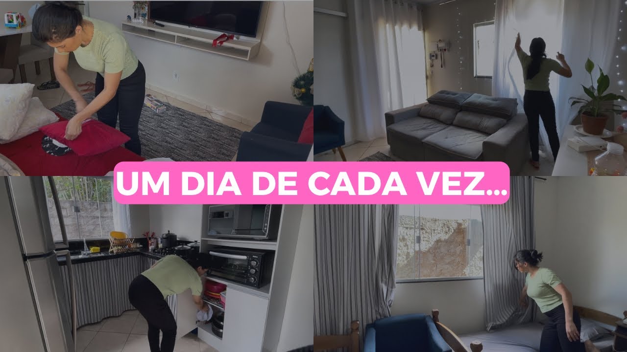 Segunda-feira por aqui: casa pra cuidar e um dia de cada vez