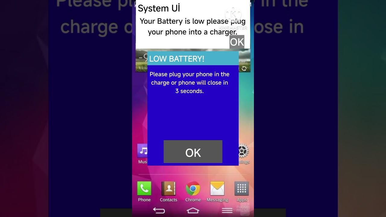 LG Lite Low Battery 