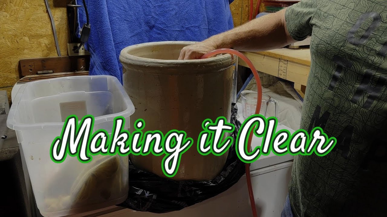 Racking (clearing) Wine