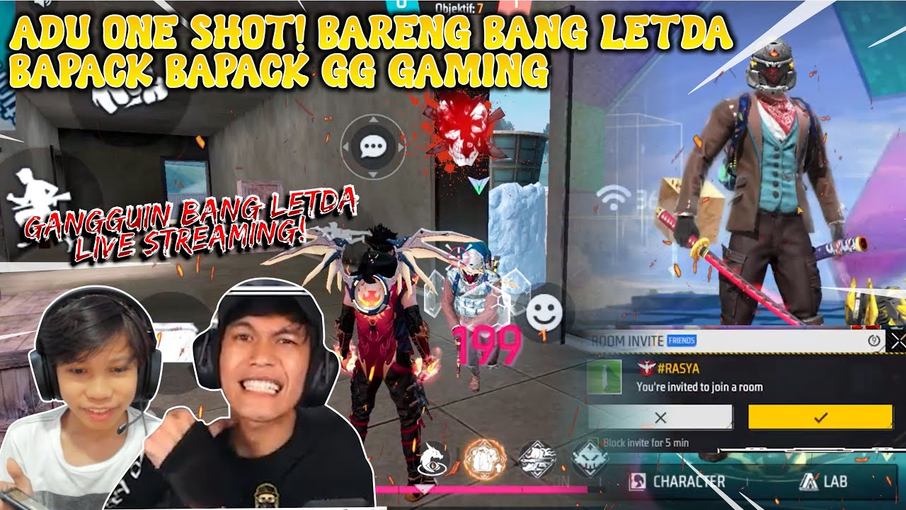 GANGGUIN BANG LETDA LIVE STREAMING!! LAGI NYAMAR JADI BOT TIBA