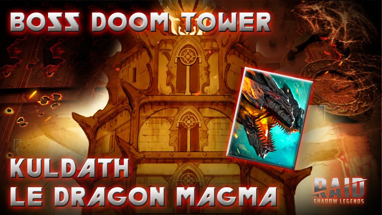 Stratégies pour battre Kuldath le Dragon Magma - Etage 110 Difficile - Raid Shadow Legends