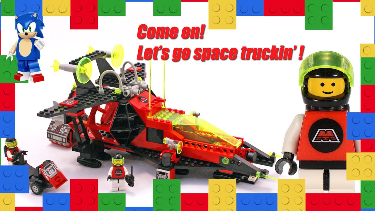 LEGO MINI-CRITIQUE: 6956 Stellar Recon Voyager / Le Croiseur d'Intervention (1990) L'Iveco spatial!