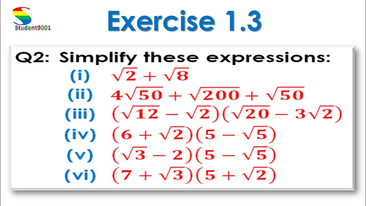 10th General Math Exercise 1.3 Question 2