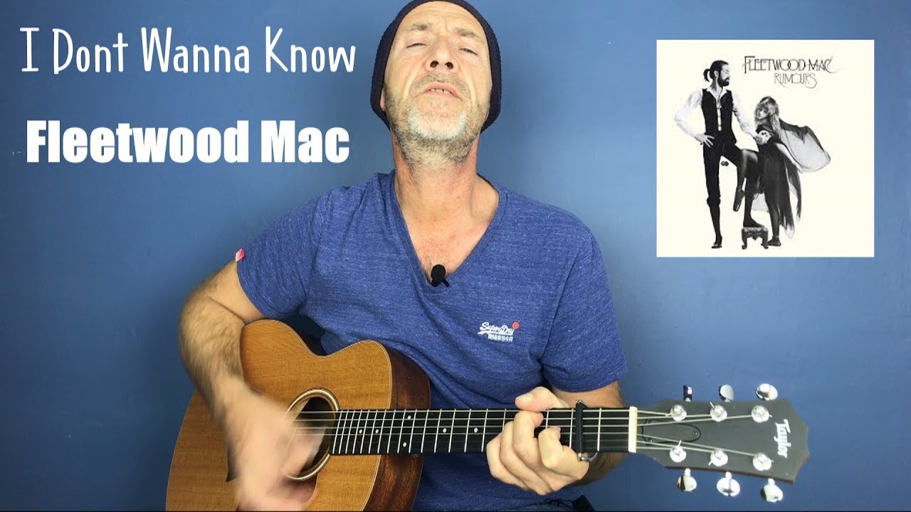 Fleetwood Mac - I don't wanna know - Guitar lesson by Joe Murphy