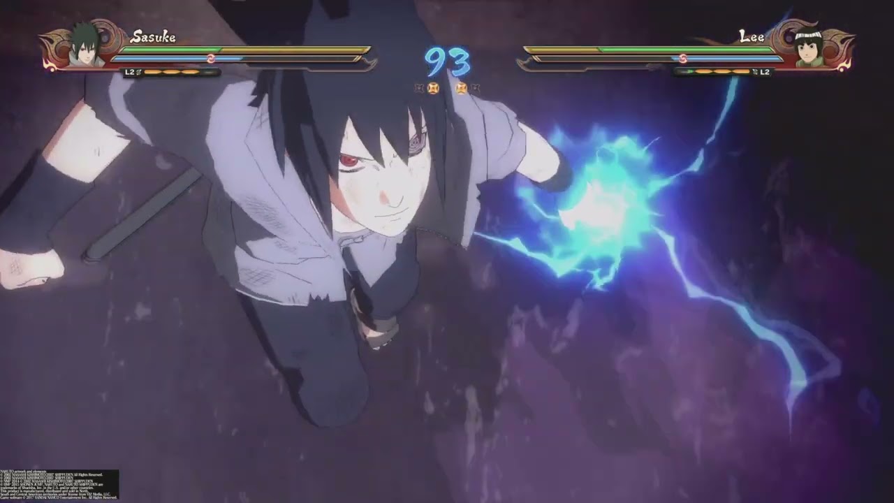 Naruto Shippuden Ninja Storm 4 : Sasuke vs Lee (CPU vs CPU)