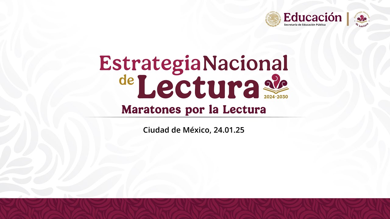🔴Estrategia Nacional de Lectura: Maratones por la Lectura 📚