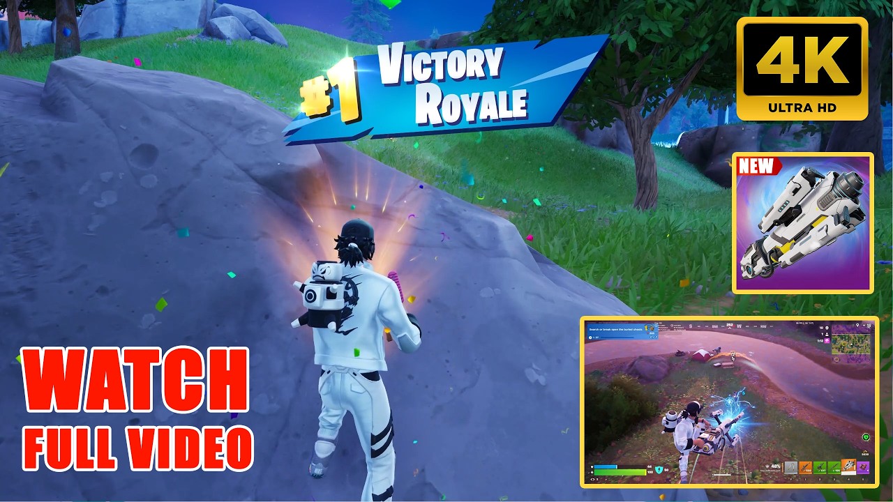 This NEW Gun Is BROKEN 😱 | Full Win Gameplay (Fortnite Chapter 7 PC Gaming)