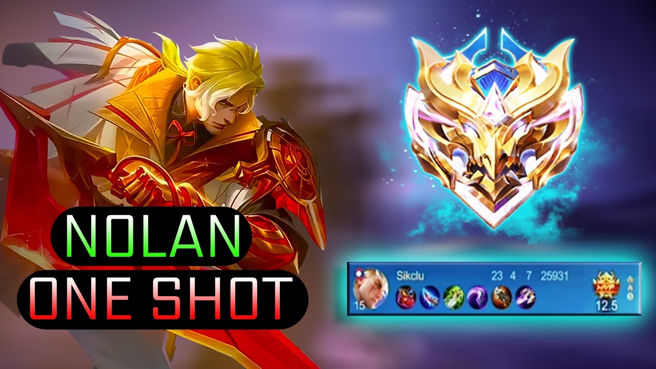 I REACH MYTHICAL IMMORTAL RANK! NOLAN IS TOO FAST!! MLBB