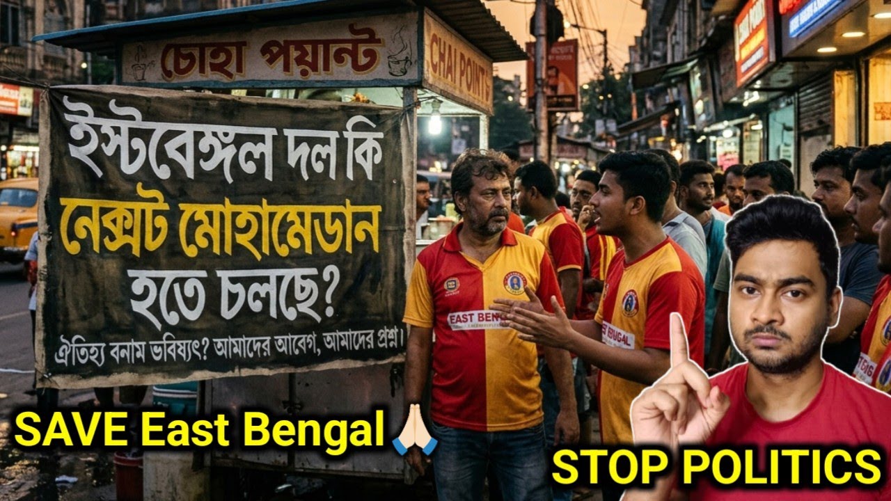 Save East Bengal❤️💛. পলিটিক্স বন্ধ না হলে ইস্টবেঙ্গল দলের পরিনাম মহামেডানের মতো হবে... 