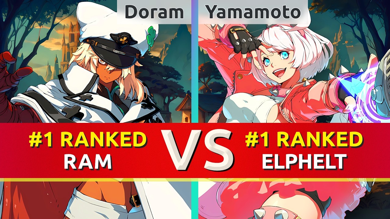 GGST 2.00 ▰ Doram (#1 Ranked Ramlethal) vs Yamamoto (#1 Ranked Elphelt). High Level Gameplay