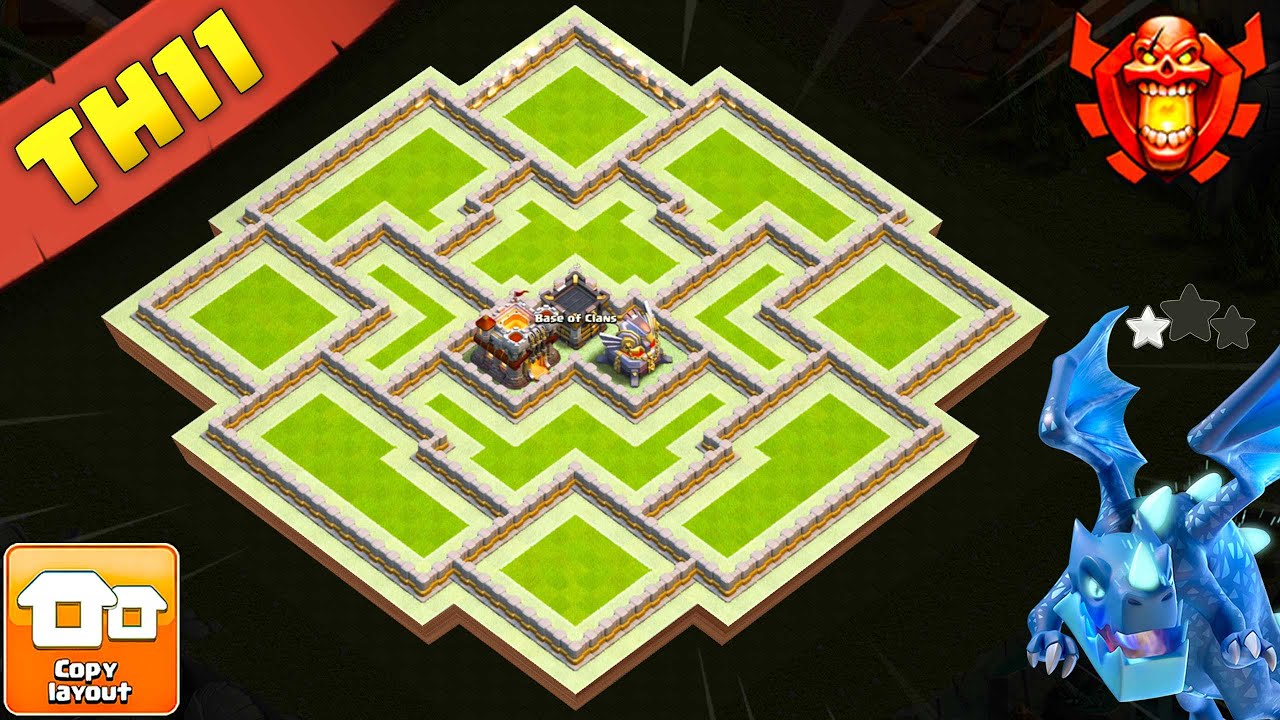 The BEST Town Hall 11 Base Design in Clash of Clans!