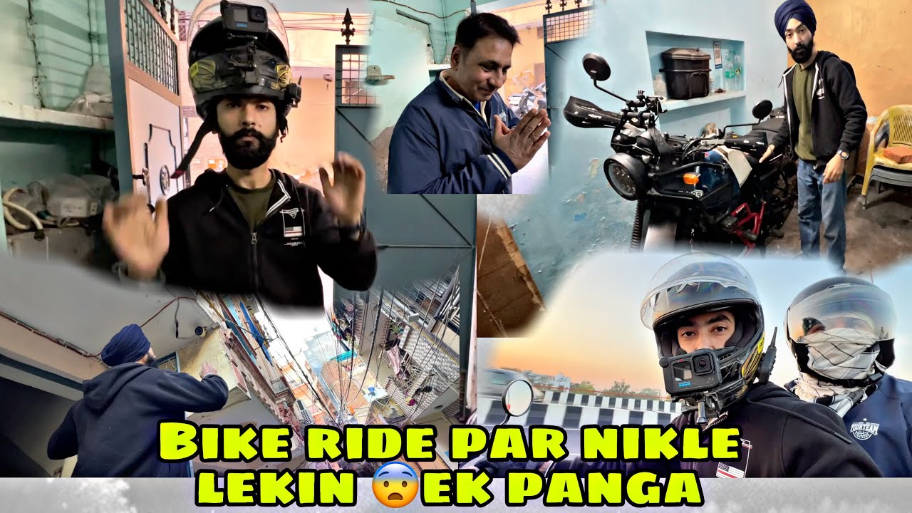 Bike ko lekar nikle or vapis aate he sab khtam 😨😱 go pro mai se 