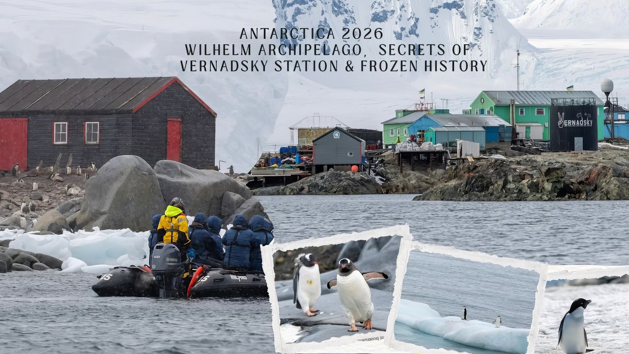 Antarctica 2026 | EP7: Wilhelm Archipelago,  Secrets of Vernadsky & Frozen History威廉群島、維爾納茨基站秘密與冰封歷史