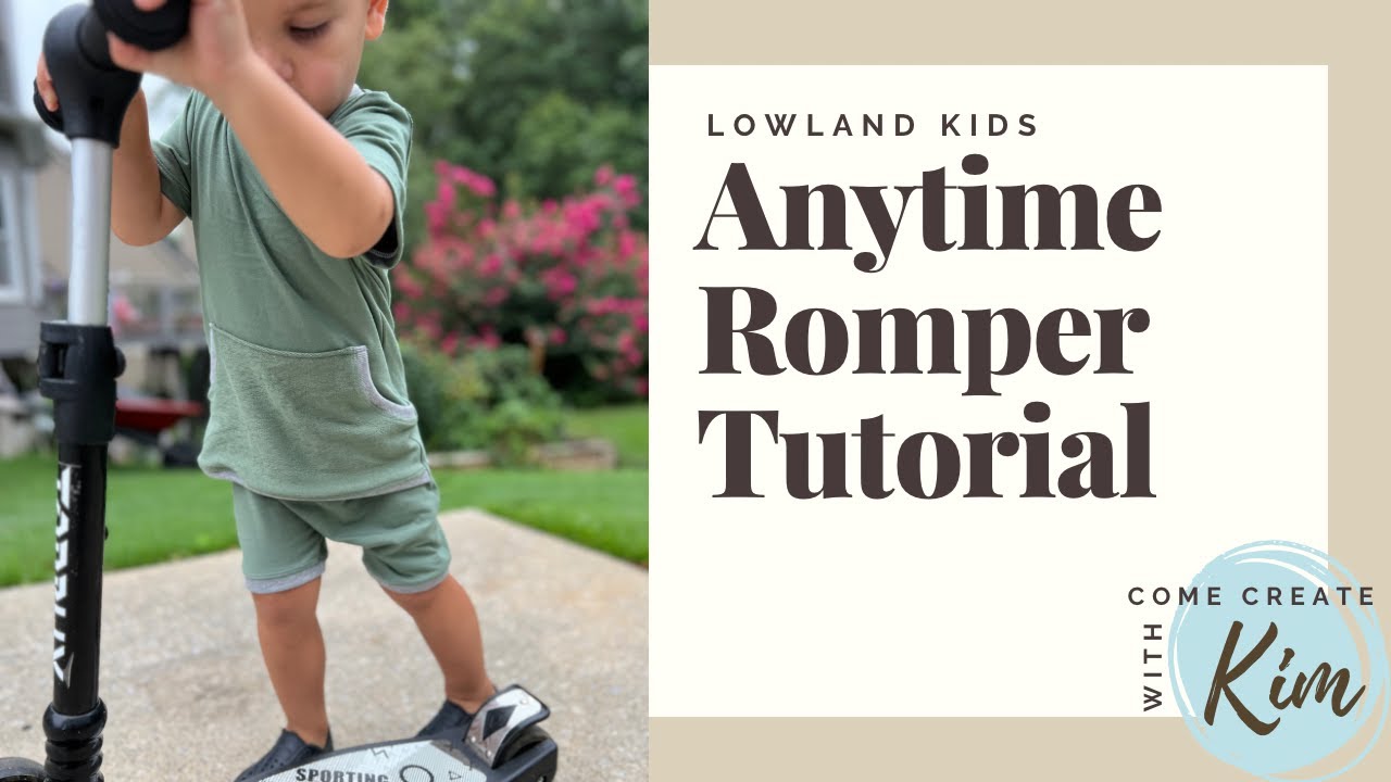 Lowland Kids Anytime Romper Tutorial