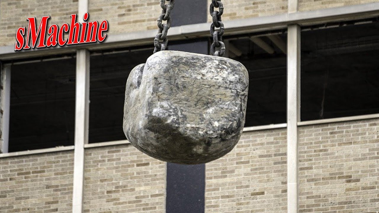 10 Extreme Dangerous Building Demolition Expert Skills, Construction Gets Destroy By Wrecking Ball