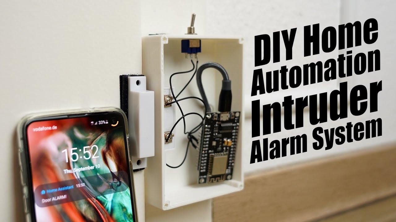 DIY Home Automation Intruder Alarm System! || Home Assistant + Raspberry Pi + ESP8266