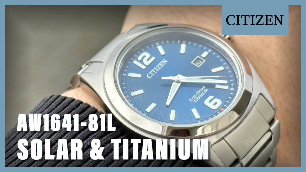 Unboxing The Citizen AW1641-81L