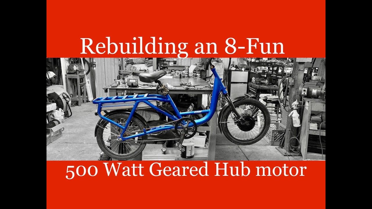 Rebuilding an 8 Fun 500 watt geared Hub motor
