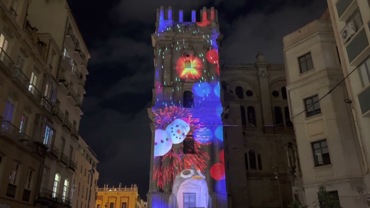 Video mapping on Cathedral of Málaga 2022