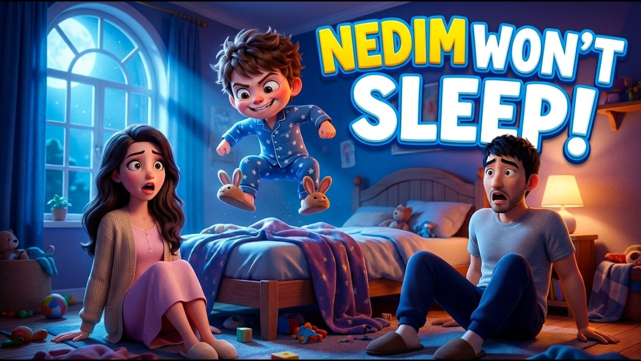 Nedim Won’t Sleep! 😴🌙 | Fun Bedtime Story for Kids