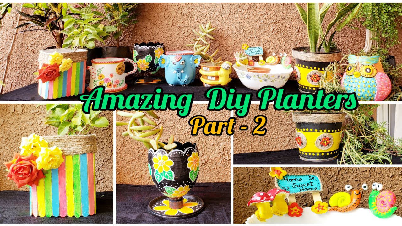 #gardendiy #diyideas #diyplanters Amazing #trendyplanter #diy Using Waste Plastic Containers Part2