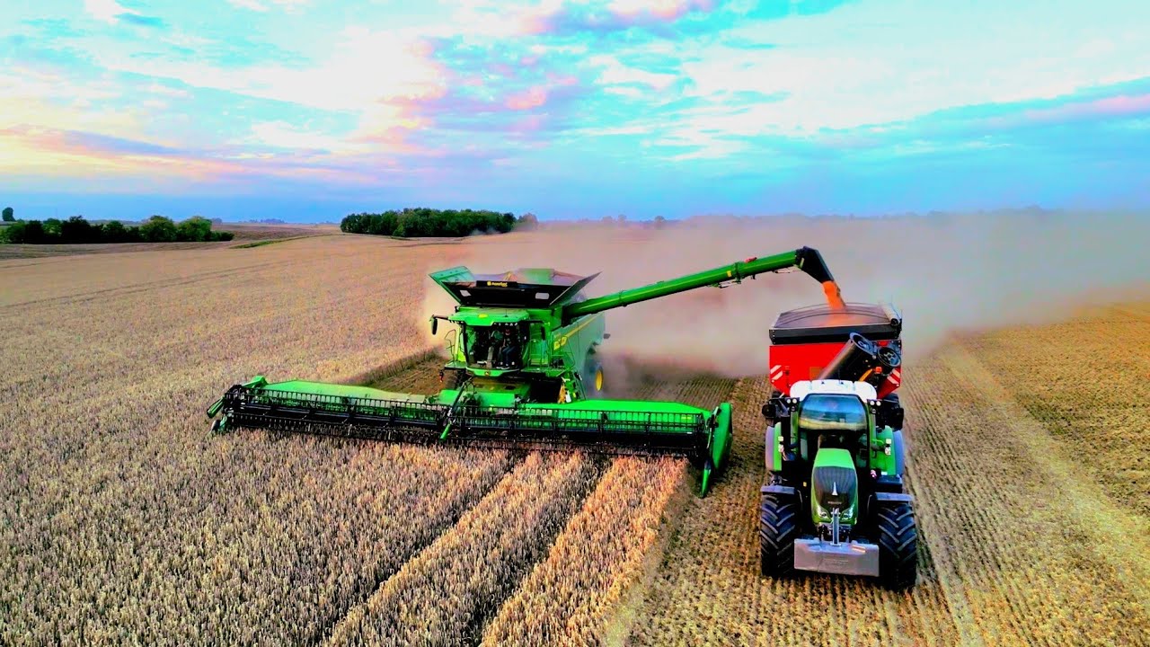 Żniwa 2023 || John Deere X9 1100 Największy Kombajn Świata w Akcji || Class Lexion 750 APS Hybrid