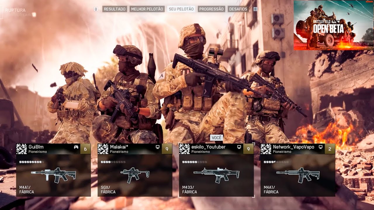 Battlefield&trade; 6 BETA - Vit&oacute;ria modo Ruptura - Mapa Cerco do Cairo - 33 Elimina&ccedil;&otilde;es