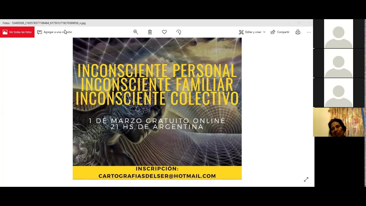 Inconsciente personal, inconsciente familiar, inconsciente colectivo