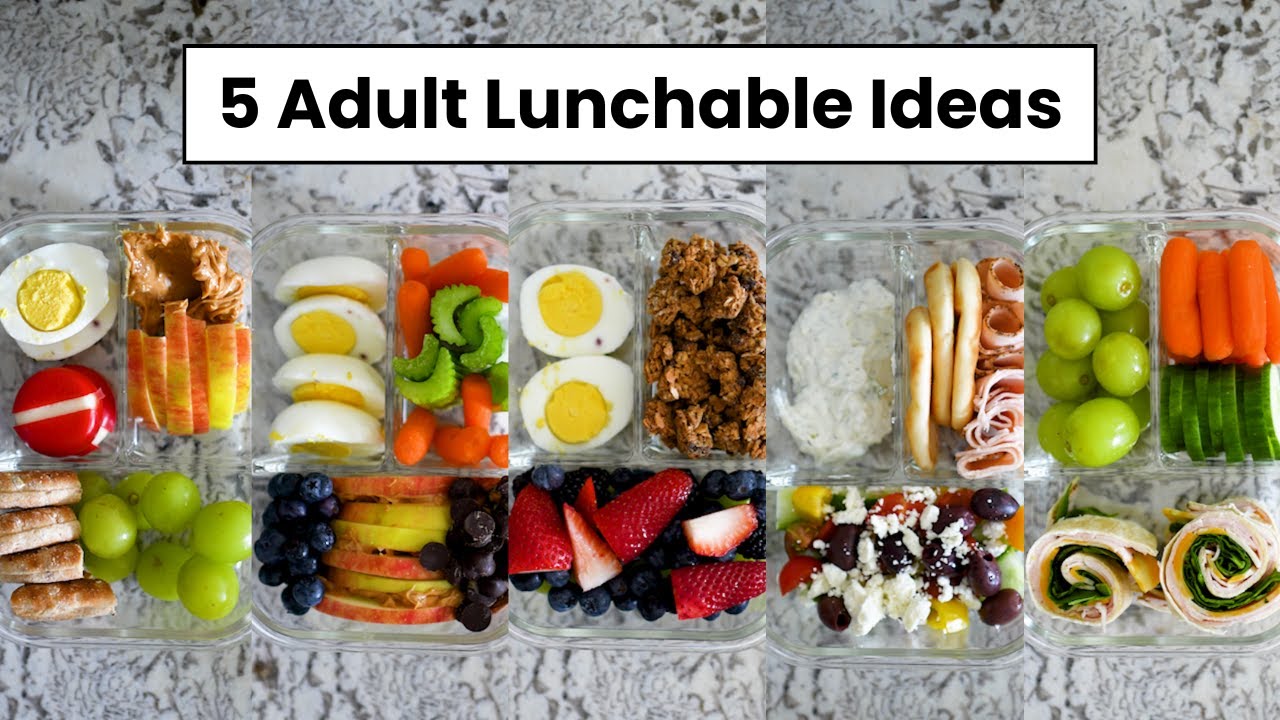5 Easy Adult Lunchable Ideas That Will Make You Excited to Go to Work