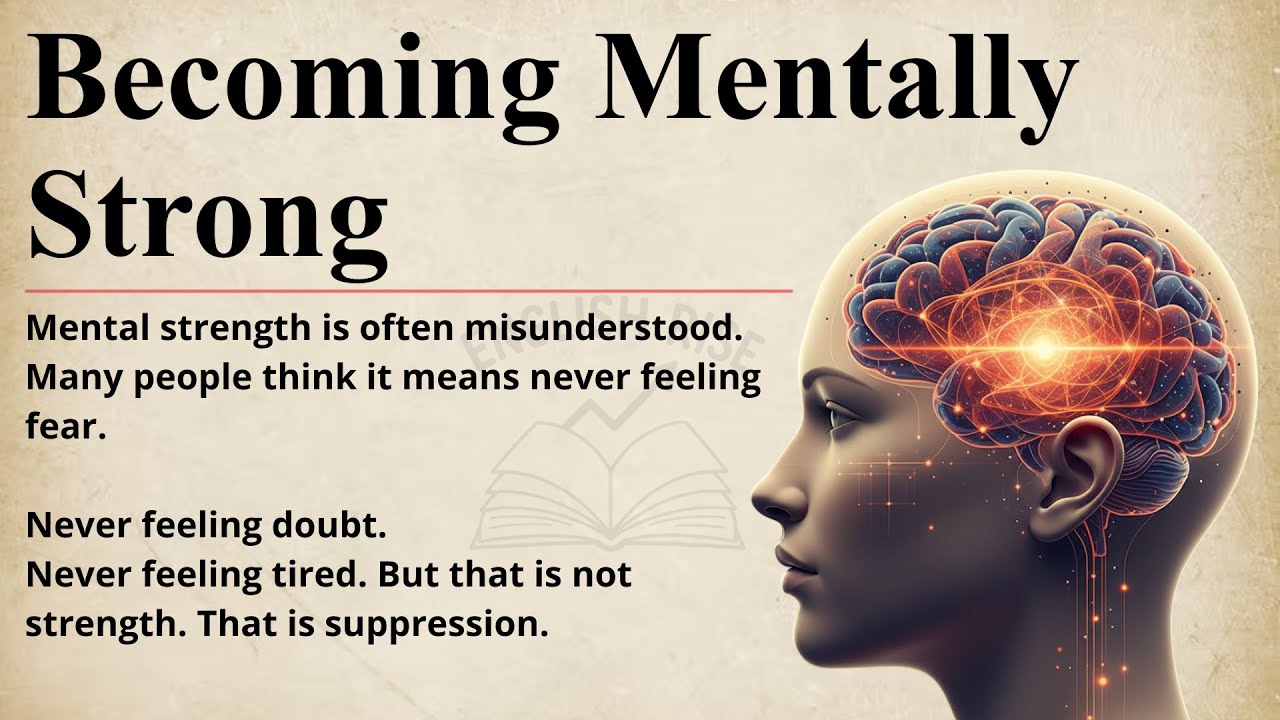 Becoming Mentally Strong || Improve Your English Fluency