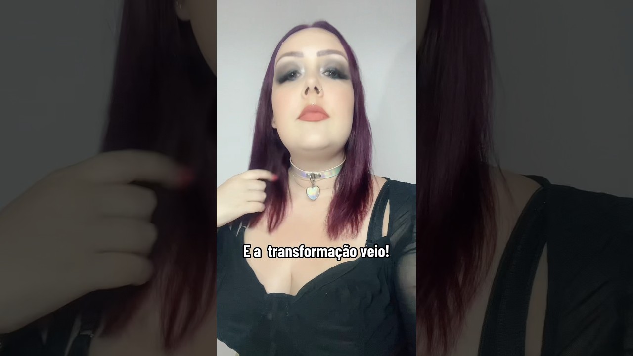 Finalmente consegui deixar meu cabelo Marsala Roxo Hahaha 💜 