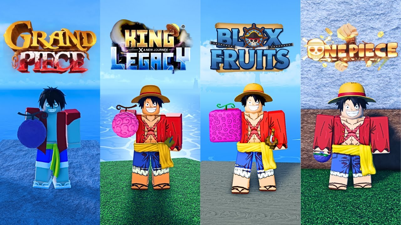 Becoming Luffy In Every One Piece Game | Roblox